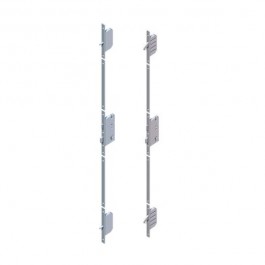 Serrure 3 points à relevage de béquille, pêne dormant et 1/2 tour - hookLock M / solidLock B