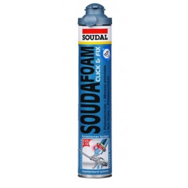 Mousse Polyuréthane pistolable - SOUDAFOAM [Click & Fix] - Réf 689067A