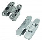 Charnières invisibles de type Argenta Small/Medium (haut gauche) et Neo S5/M6 (bas droite)