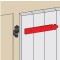 Emplacement d'une contre-penture