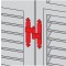 Disposition d'un H sur volets