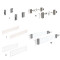 Kits TopSide et Kits Adaptateurs pour Casserolier 144/176 mmm InnoTech Atira Argent 