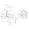 Schéma fiches mâle + femelle - hauteur 60,2 mm - Réf  383104A 383104B 383104C 383104D